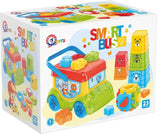 Autobuz inteligent cu jucării de dezvoltare într-o cutie 21x16x14 cm