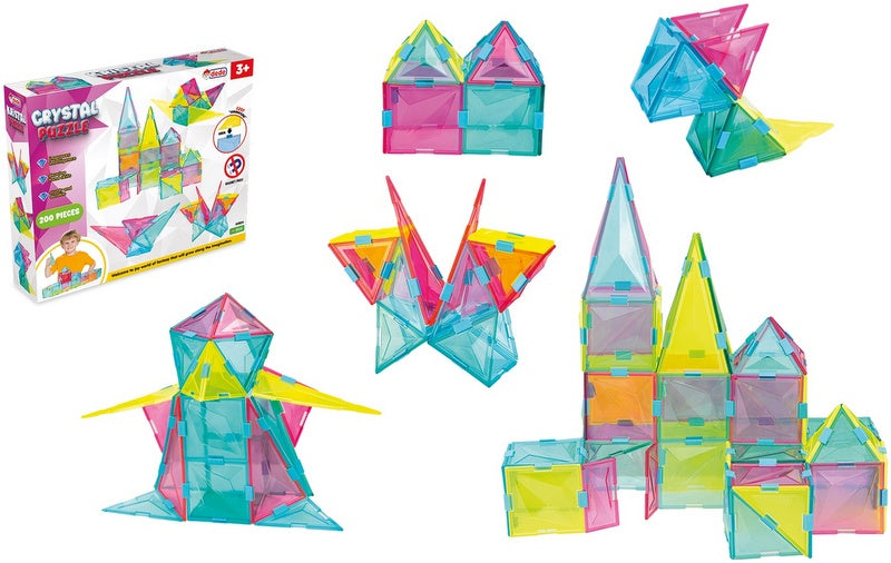 Constructor Crystal Color Puzzle 200 piese 33x29x8 cm