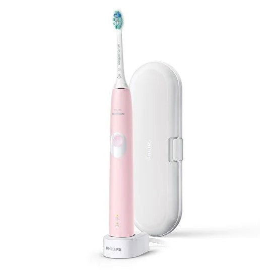 Philips Sonicare Ел. Четка За Зъби 4300 Protectiveclean Hx6806/03 Brushsync - Розов+Кутия --- BebeMama