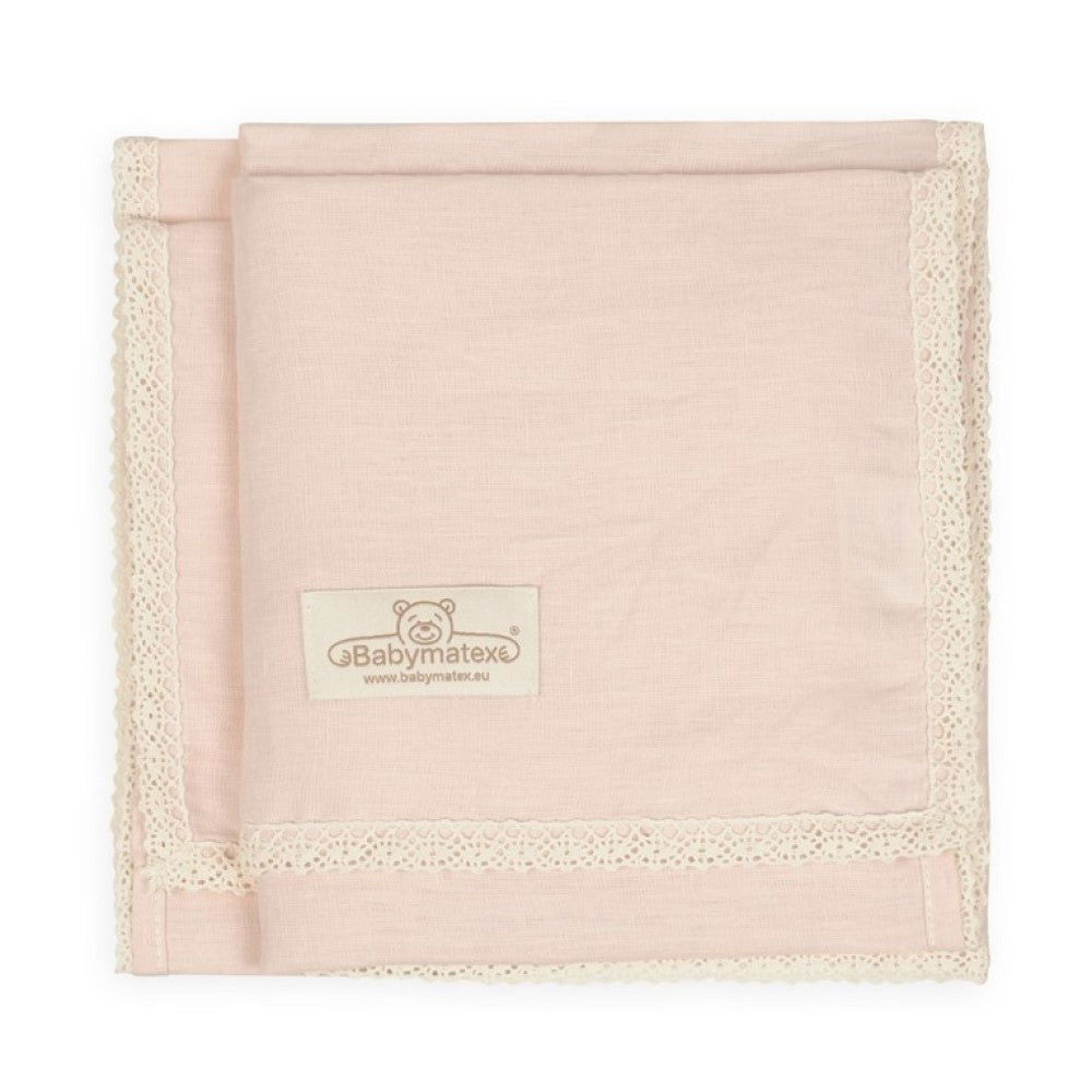 0446-09 Oдеяло Ленено 75X100 См - Одеяла - Baby Matex - BebeMama