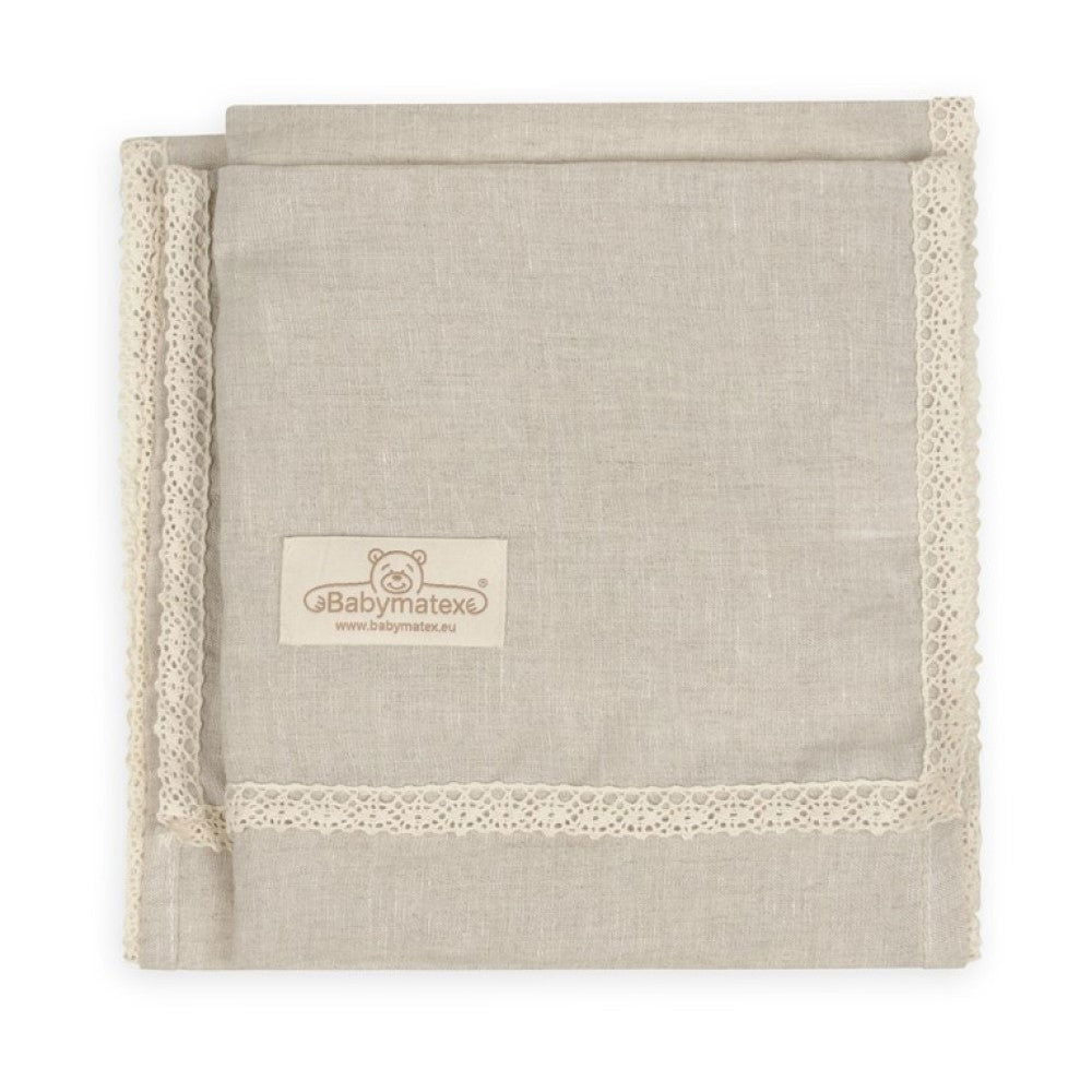 0446-15 Oдеяло Ленено 75X100 См - Одеяла - Baby Matex - BebeMama