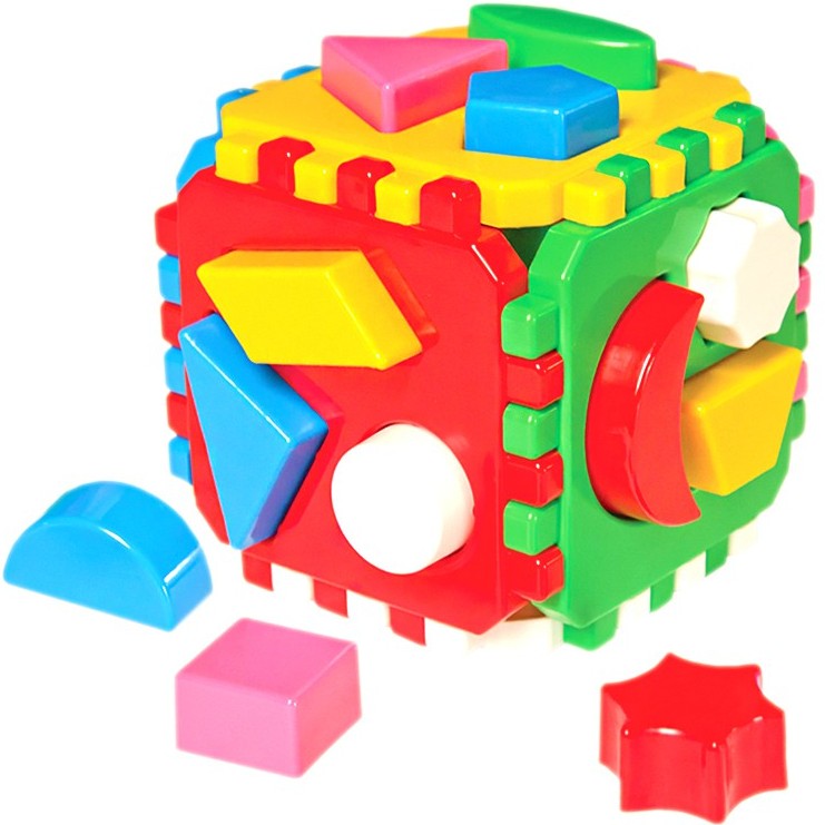 Кубче За Сортиране С 18 Елемента 12Х12Х12 См