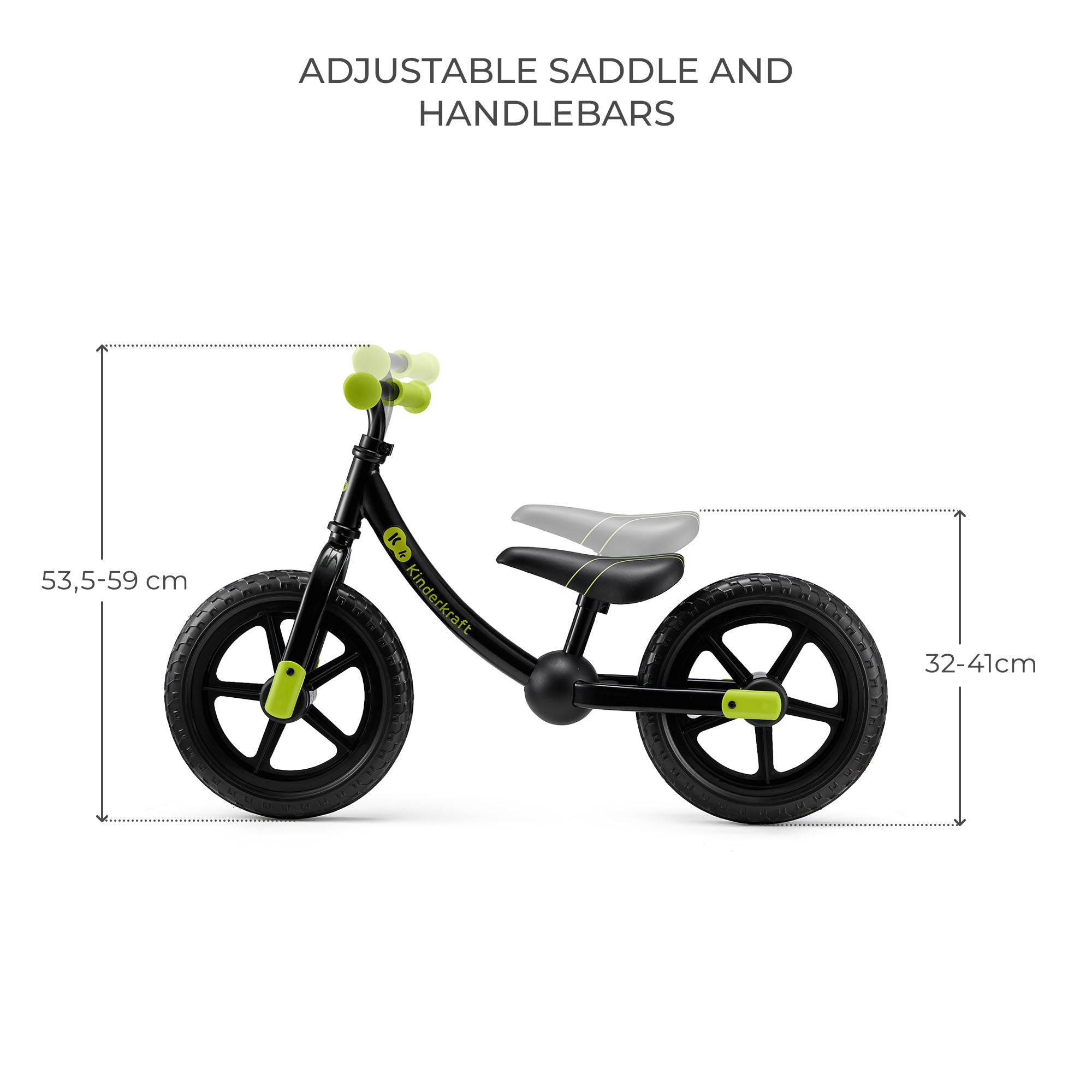 Колело За Баланс 2way Next Offroad Black Kinderkraft