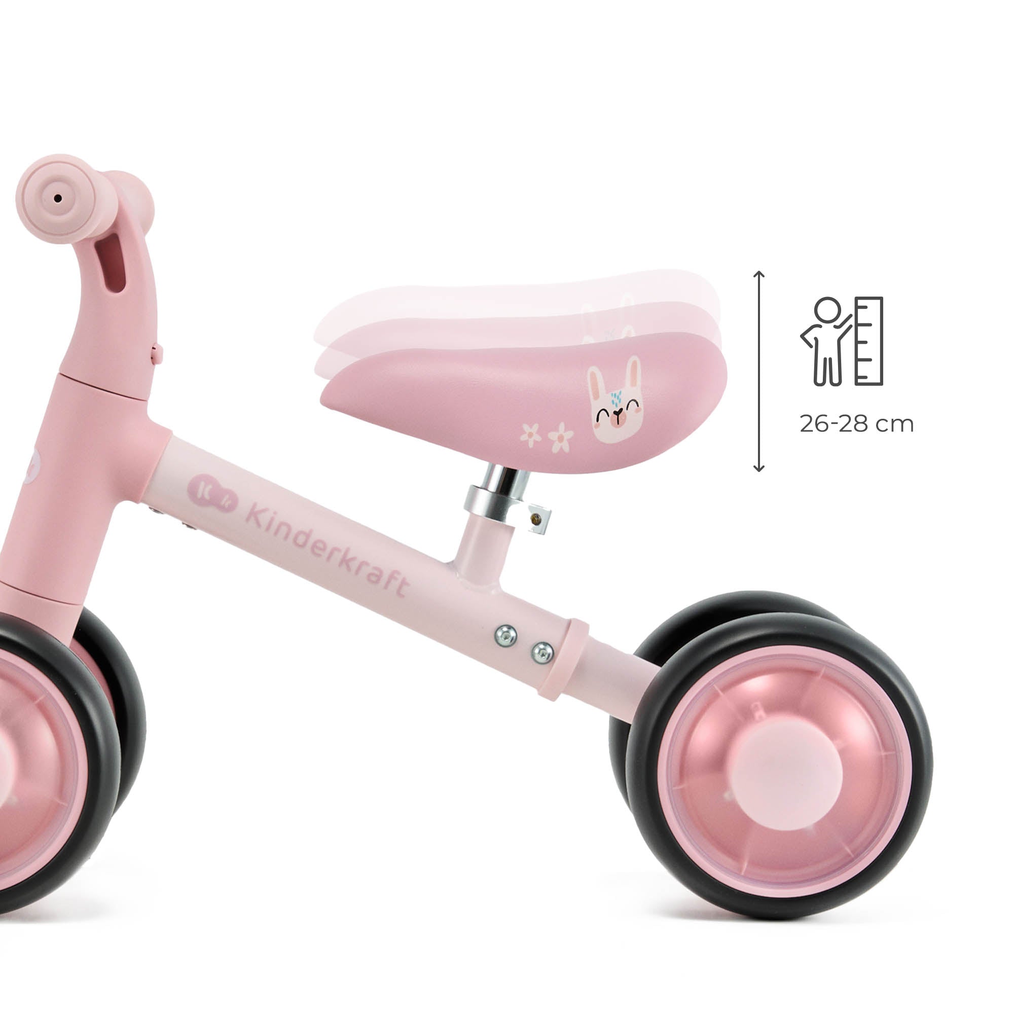 Cutie Flash Колело За Баланс Pink Kinderkraft