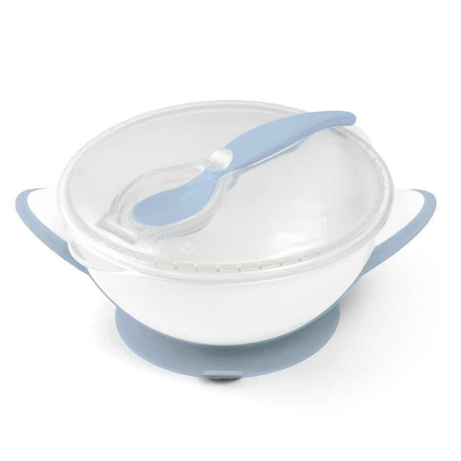 1063/05 Купа С Капак И Лъжичка Син --- BebeMama