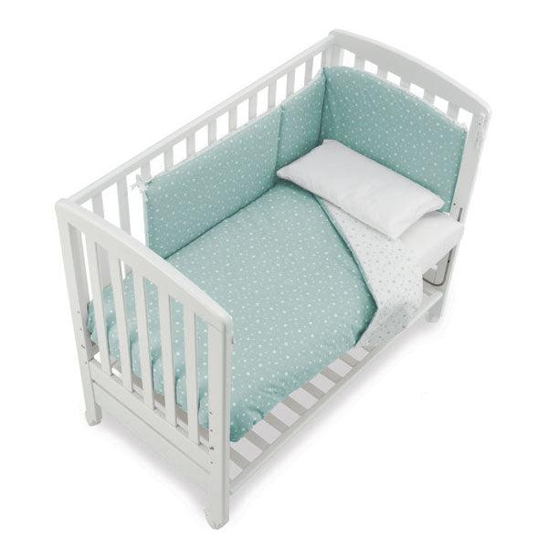 B.side White Кошара+матрак+сет 4ч. Stelline Mint Italbaby