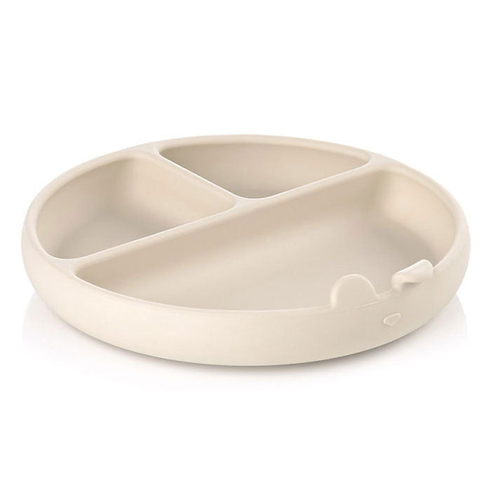 070237 U10 Blw Силиконова Чиния Sand - Чинии - Jane - BebeMama