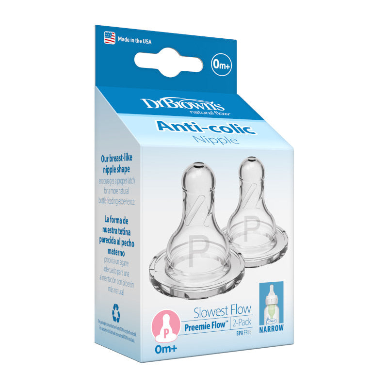 Intl Silicone Nn Nipple Cumi Preemie 2 db Dr. Brown's