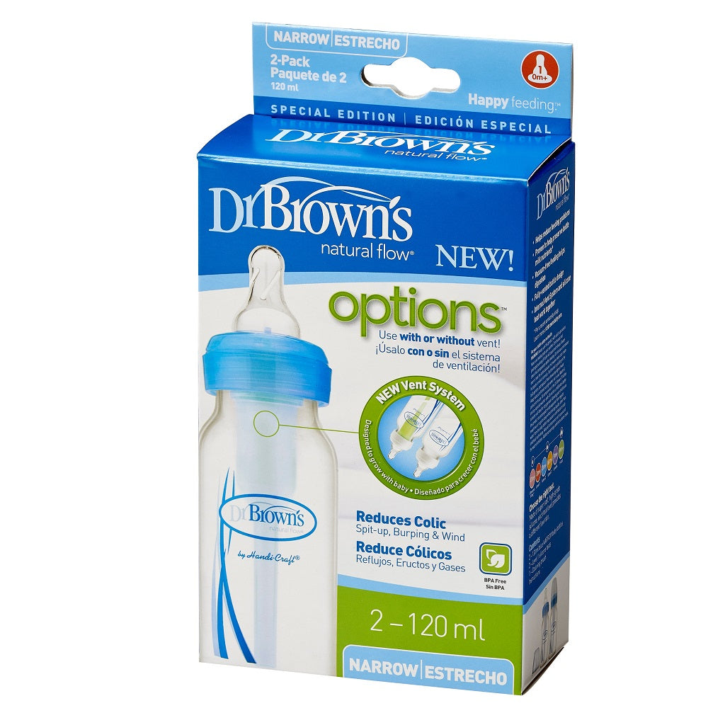 Sb42405 Esx Nno Шише 120ml. 2бр. Сини Dr. Brown`s