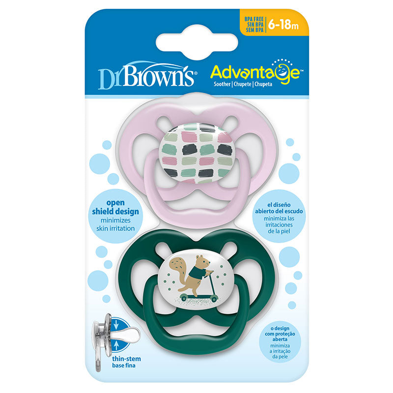 Pa22001 Intlx Залъгалки Етап 2 Розови 2 Броя Dr. Brown`s
