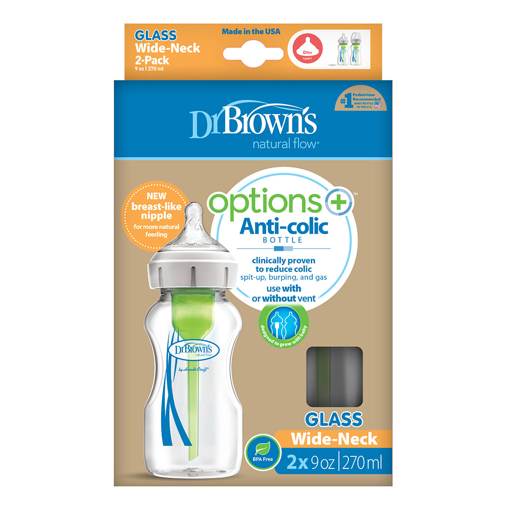 Wb92700 P2 Шише Стъклено Options+ 270 Мл. 2бр. Dr. Brown`s
