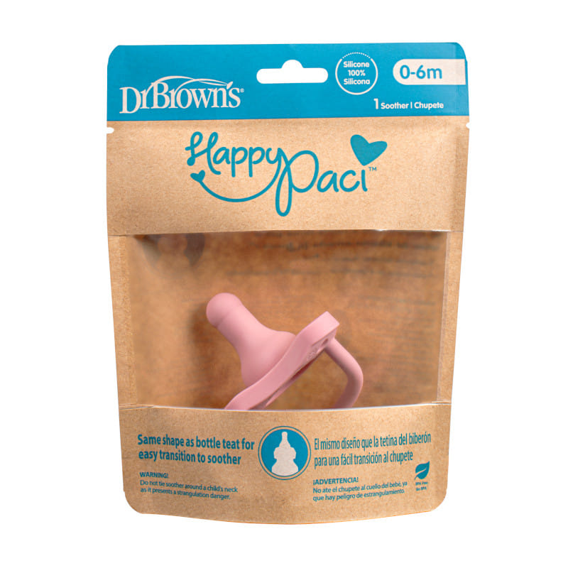 Ps11007 Intl Залъгалка Happy Paci Етап 1 Розов Dr. Brown`s
