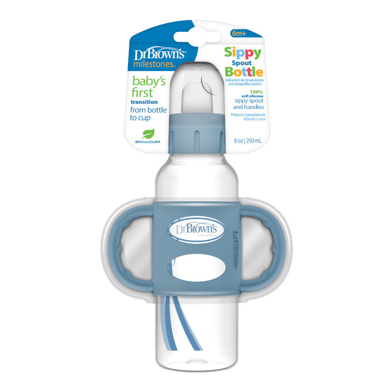 Sb81071 Intlx Pp Átmeneti cumisüveg 250ml világoskék Dr. Brown's