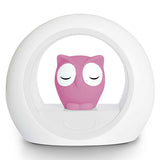 Za Lou 03 Нощната Лампа Owl Pink Zazu