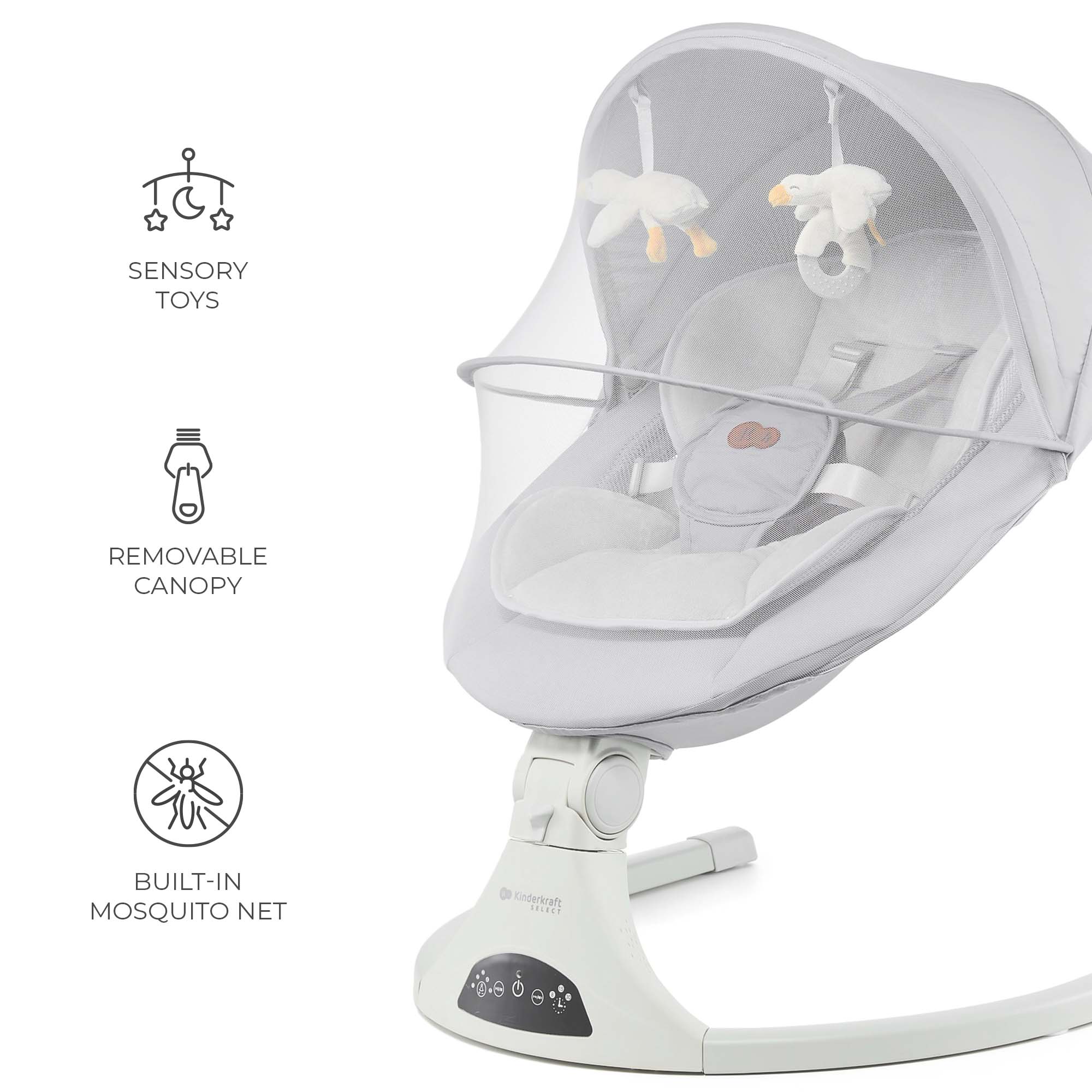 Tulsy Шезлонг Grey Kinderkraft