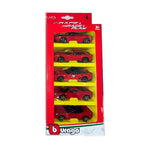 Bburago - Ferrari Комплект От 5 Колички 1/43