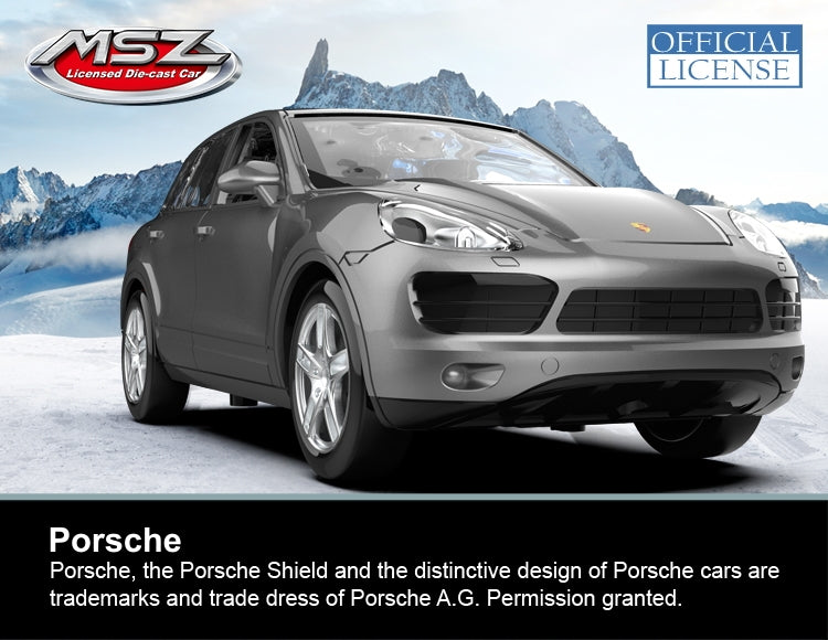 Метален Точен Модел Кола 1:32 Porsche Cayenne S Засилване С Издърпване Назад Отваряеми Врати И Капак Julia