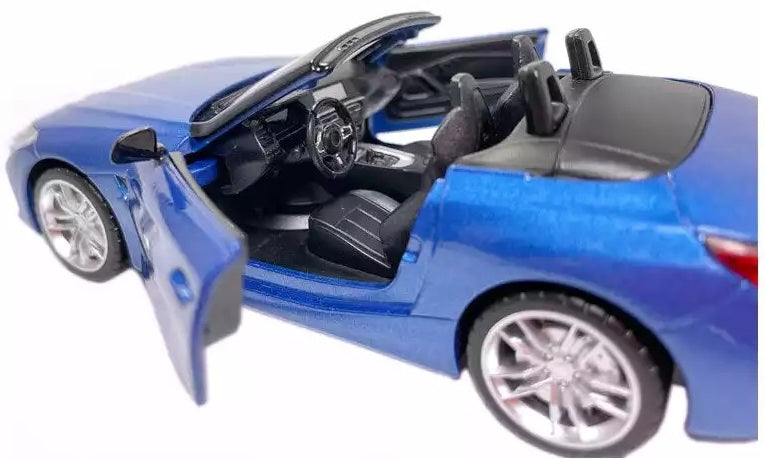 Метален Точен Модел Кола 1:30 Bmw Z4 M40i Засилване С Издърпване Назад Отваряеми Врати 18x8x8 Julia