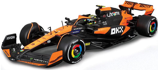 Метален Точен Модел Кола 1:43 Mclaren F1 Formula 1 С Амортисьори И Отварящи Се Врати 14.5х7х6.5 Julia