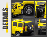 Метален Точен Модел Кола 1:24 Hummer H3 С Отваряеми Врати Преден Капак И Багажник Julia