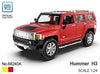 Метален Точен Модел Кола 1:24 Hummer H3 С Отваряеми Врати Преден Капак И Багажник Julia