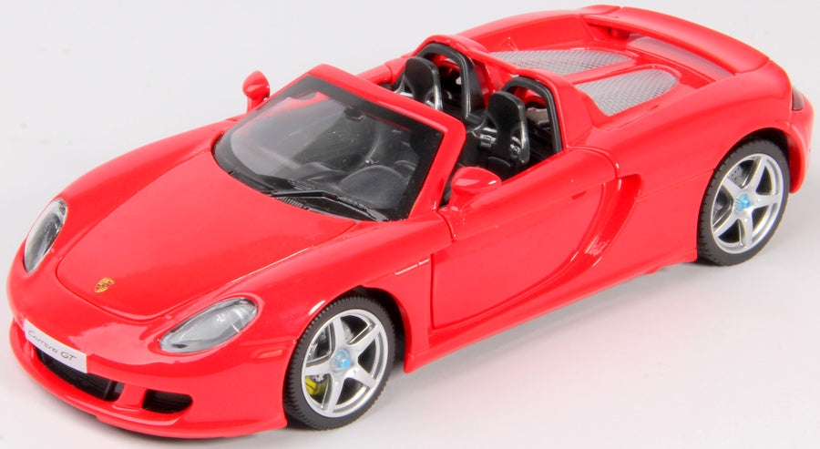 Метален Точен Модел Кола 1:24 Porsche Carrera Gt С Отваряеми Врати Преден Капак И Багажник Julia