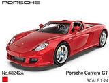 Метален Точен Модел Кола 1:24 Porsche Carrera Gt С Отваряеми Врати Преден Капак И Багажник Julia
