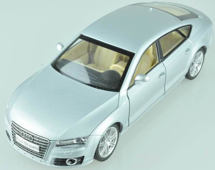 Метален Точен Модел Кола 1:24 Audi A7 С Отваряеми Врати Преден Капак И Багажник Julia