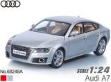 Метален Точен Модел Кола 1:24 Audi A7 С Отваряеми Врати Преден Капак И Багажник Julia