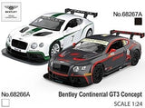 Метален Точен Модел Кола 1:24 Bentley Continental Gt3 Concept С Отваряеми Врати Преден Капак И Багажник Julia