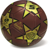 Minge de fotbal retro aurie 23 cm 360 gr