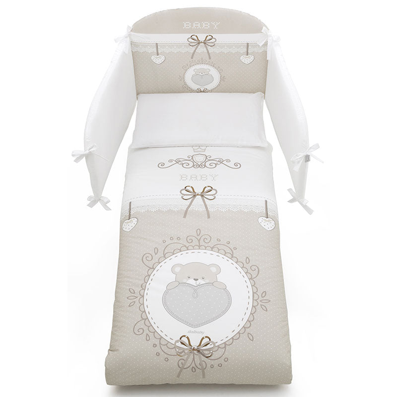 Baby Chic Спален К Кт Maxi 5ч 100х130 Dove Grey 6 Raya Toys