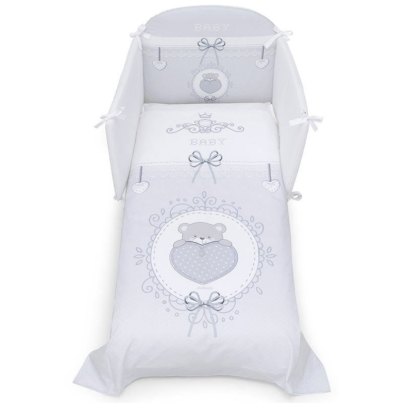 Baby Chic Спален Комплект Maxi 5ч. 100х130 Grey Italbaby
