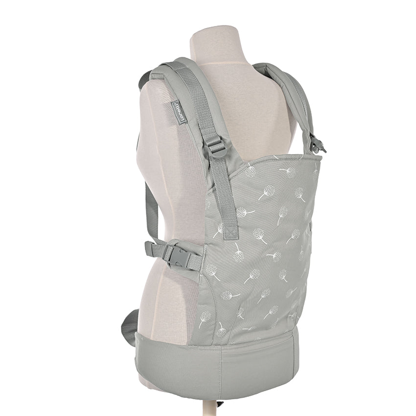 Wally Grey Floral Бебешка Ергономична Раница Кенг Lorelli Premium