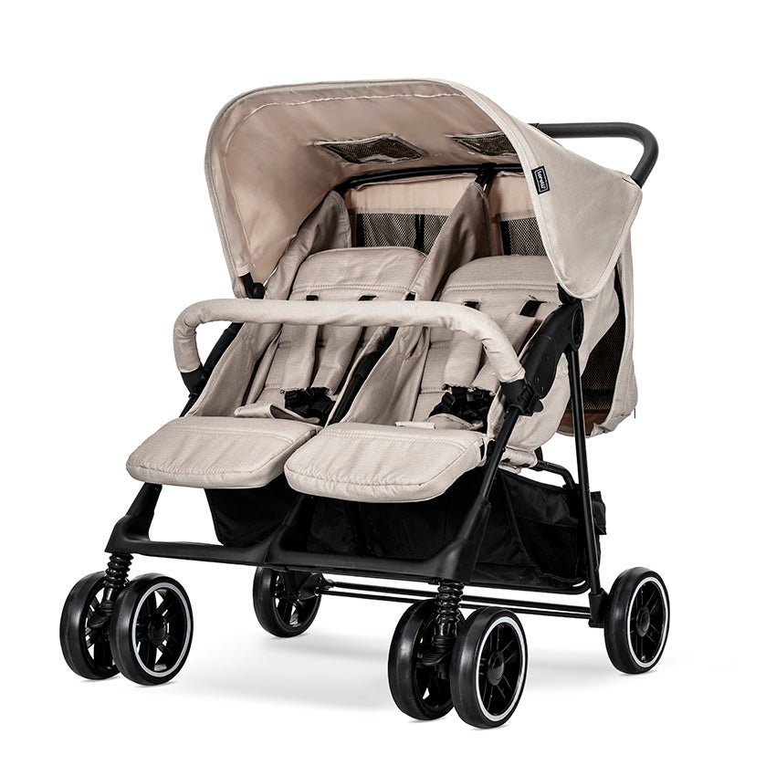 Lorelli Classic Twin Beige ikerbabakocsi táskával