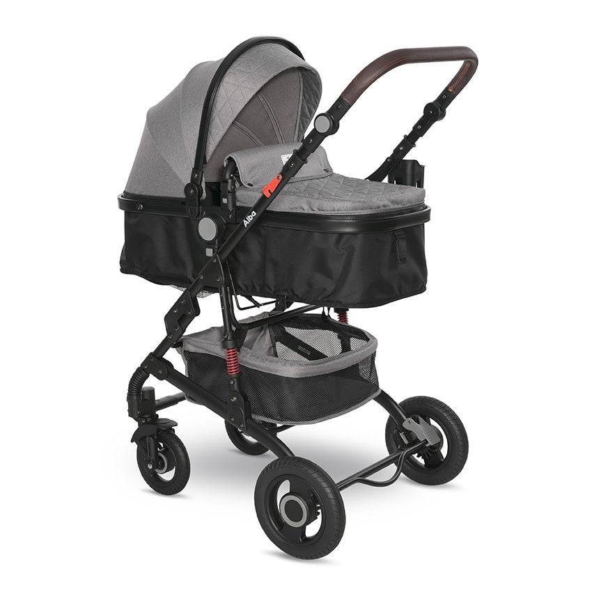 Д.количка Alba Opaline Grey+адаптори Lorelli Premium