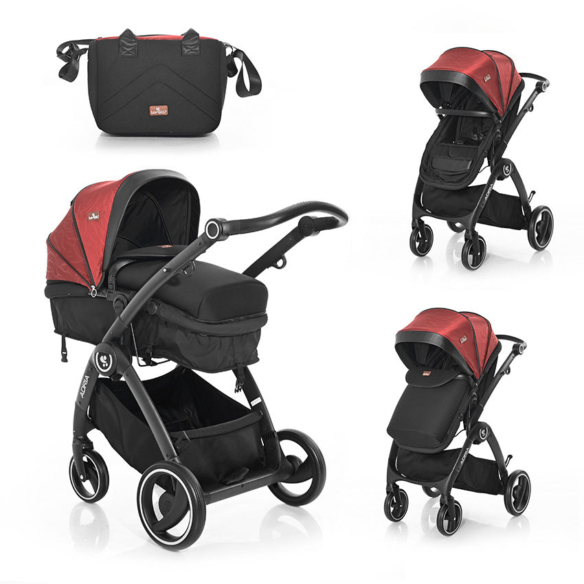 Д.количка Adria Black&red Lorelli Premium