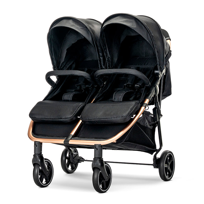 Д.количка Duo Black До 22 Кг За Близнаци Lorelli Premium