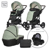 Cărucior D. Rimini Premium Verde