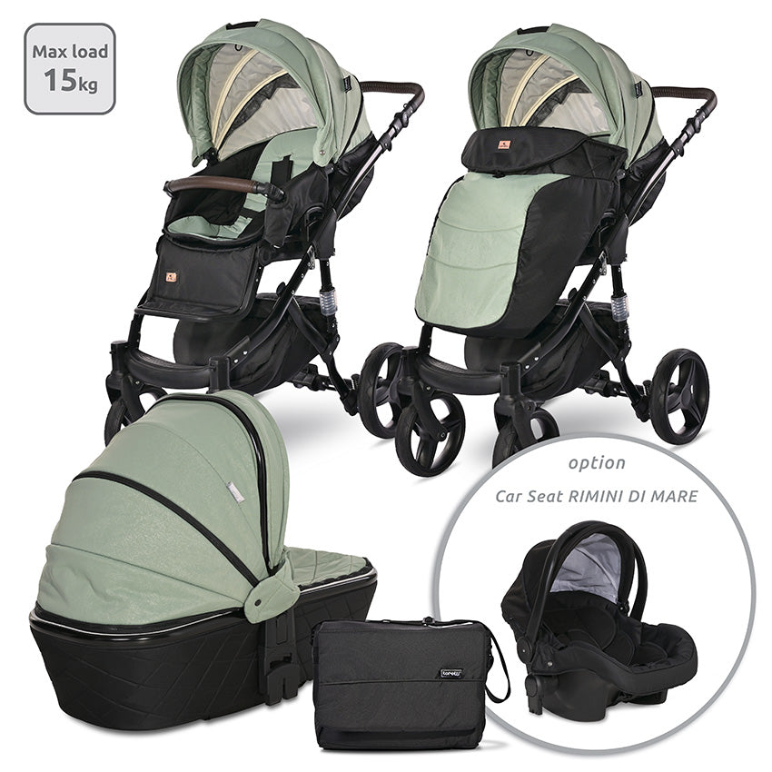 Cărucior D. Rimini Premium Verde
