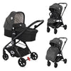 Д.Количка Patrizia Dark Grey - Комбинирани Колички - Lorelli Premium - BebeMama