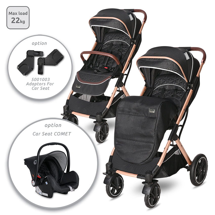 Babakocsi Storm Luxe Black Lorelli Classic