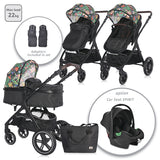 Д.Количка Viola Tropical Flowers+Адаптори