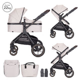 Д.Количка Viola Beige 2В1 С Трансформираща Седалка