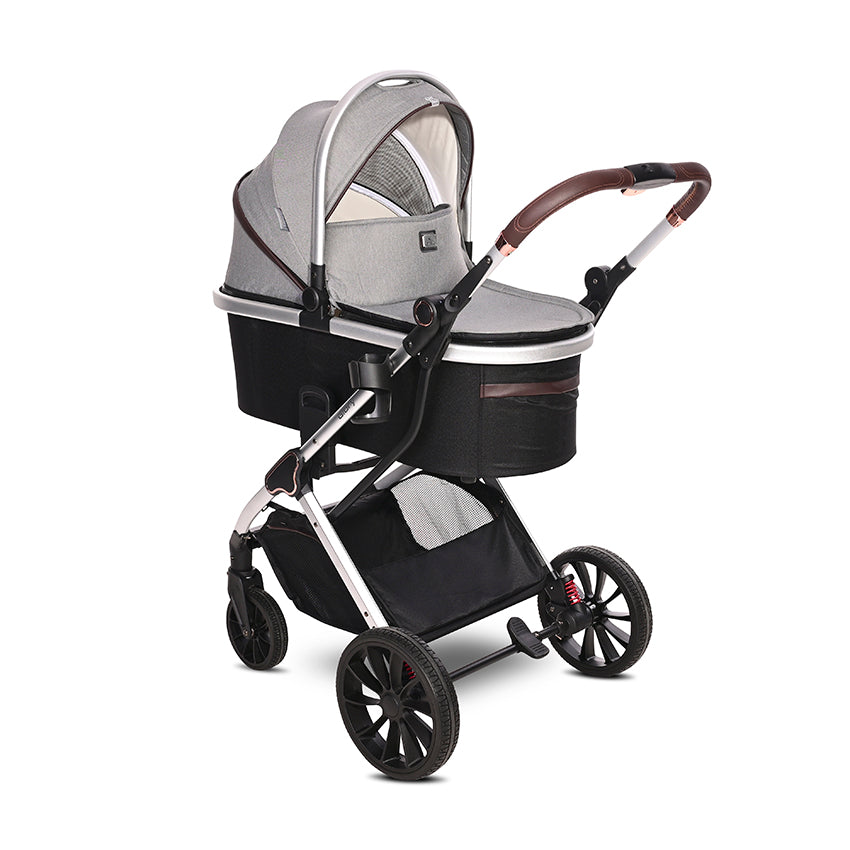 Д.количка Glory Opaline Grey+адаптори Lorelli Premium