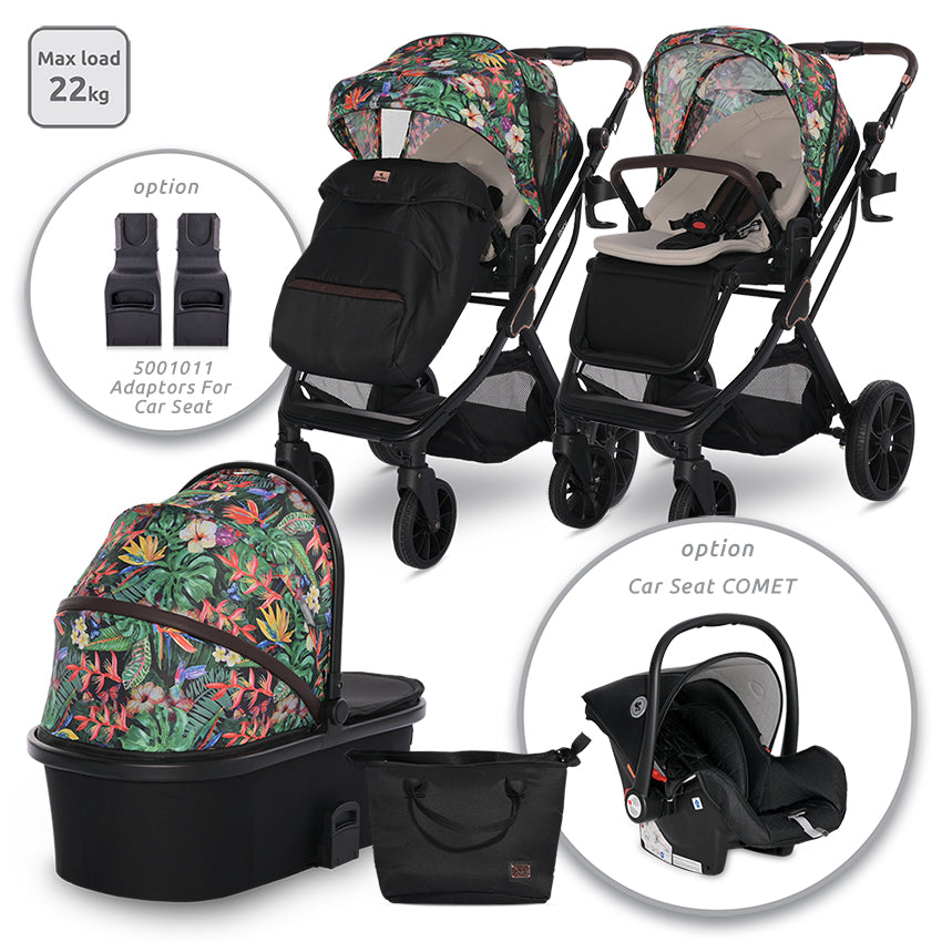 Д.количка Glory Tropical Flowers Lorelli Premium