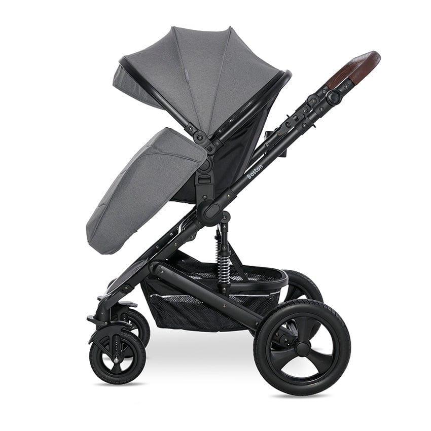 Cărucior Boston Dolphin Gri+Adaptoare