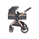 Д.Количка Viola 3В1 Black С Трансформираща Седалка