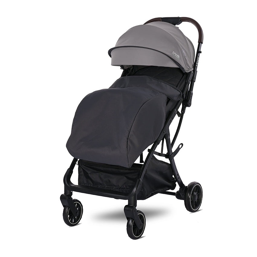 Cărucior E.Stroller Minori până la 22 kg pliabil automat gri