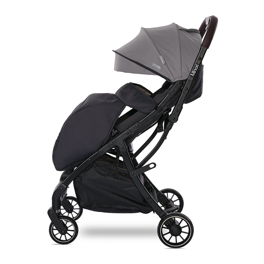 Cărucior E.Stroller Minori până la 22 kg pliabil automat gri